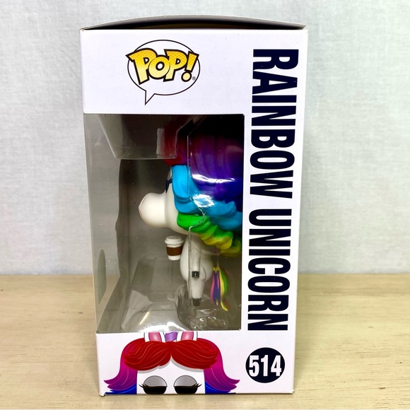 Funko Pop Inside Out Rainbow Unicorn Disney Parks Exclusive 514 Pixar Vaulted - Picture 5 of 10